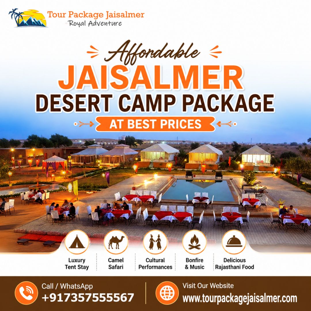  Affordable Jaisalmer Desert Camp Package at Best Prices