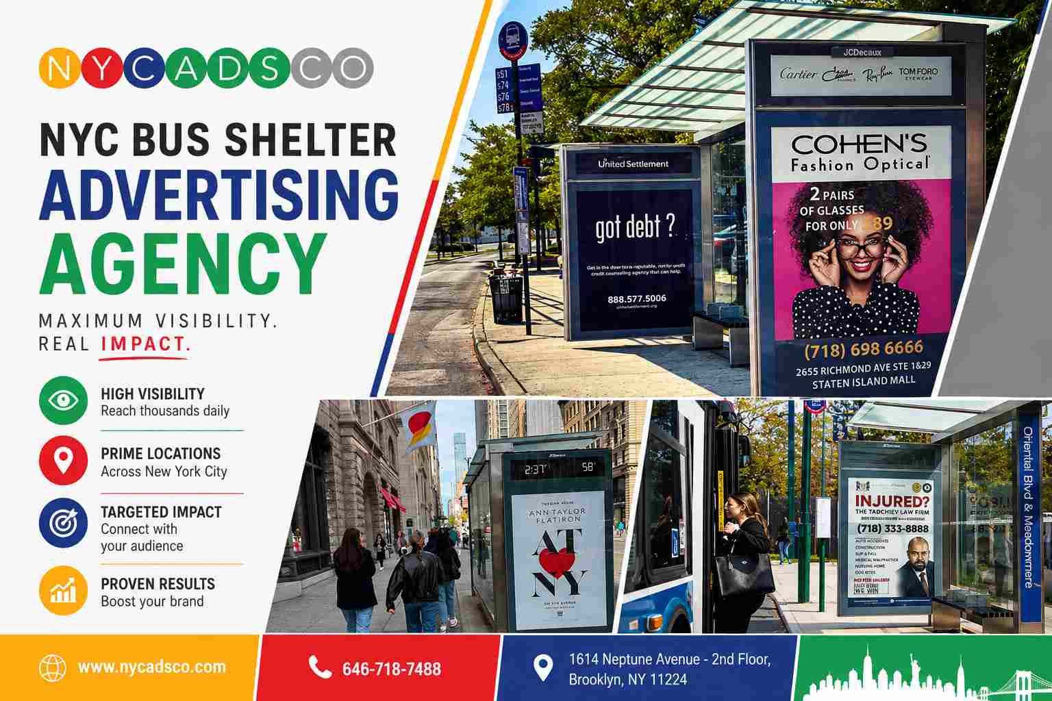  NYC Bus Shelter Advertising Agency | NYCADSCO