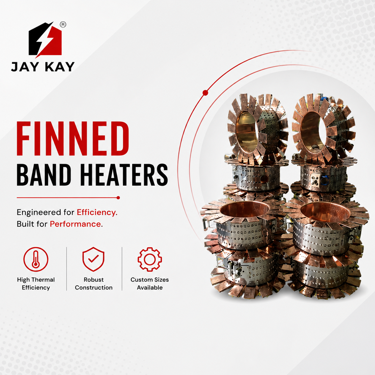  Finned Band Heaters Manufacturer in Noida , India