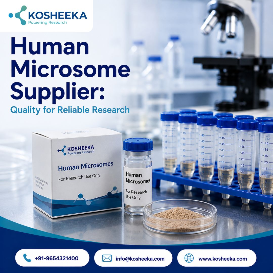  Human Microsome Supplier: Quality for Reliable Research