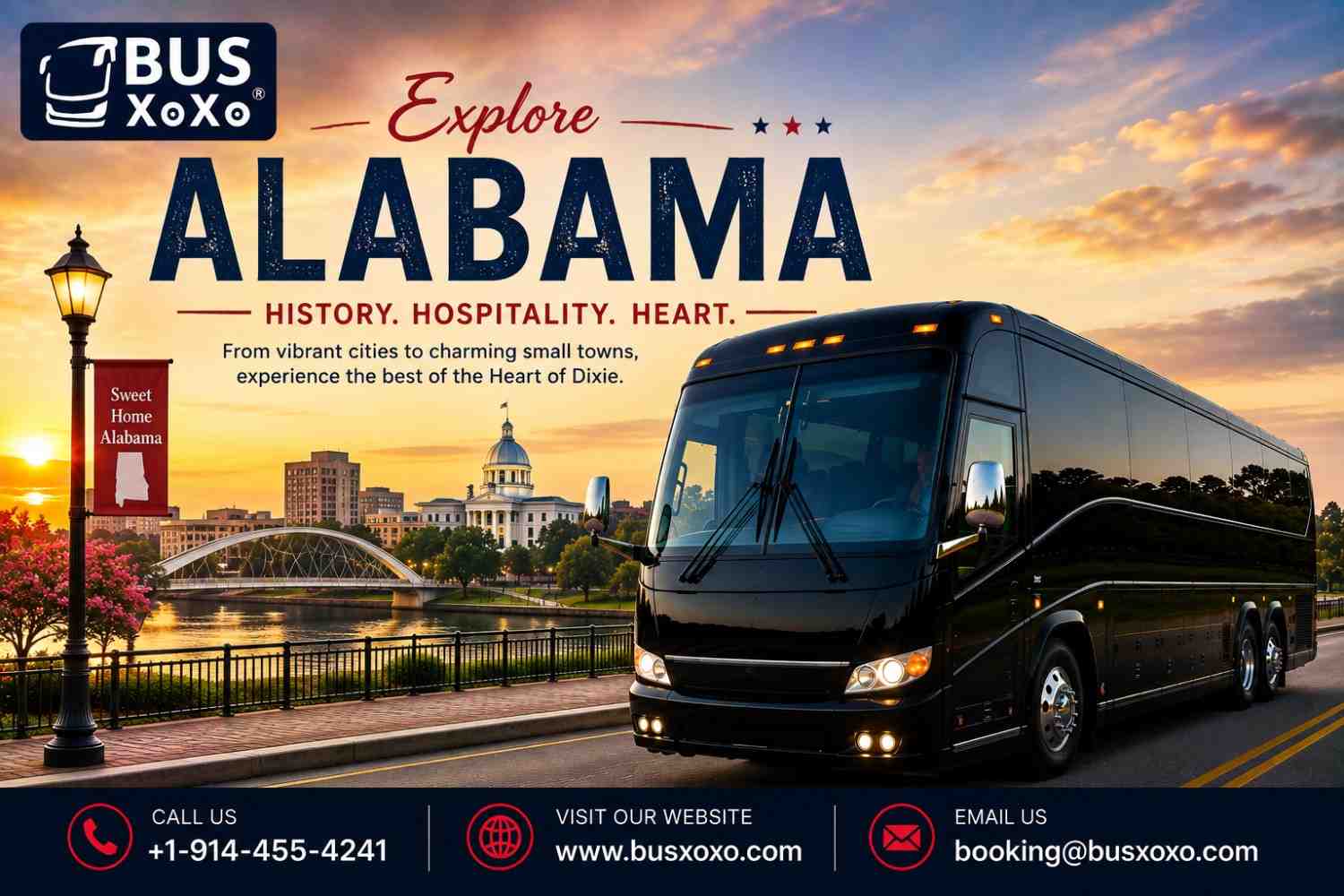  Minibus Rental for Small & Mid-Sized Alabama Groups | Busxoxo
