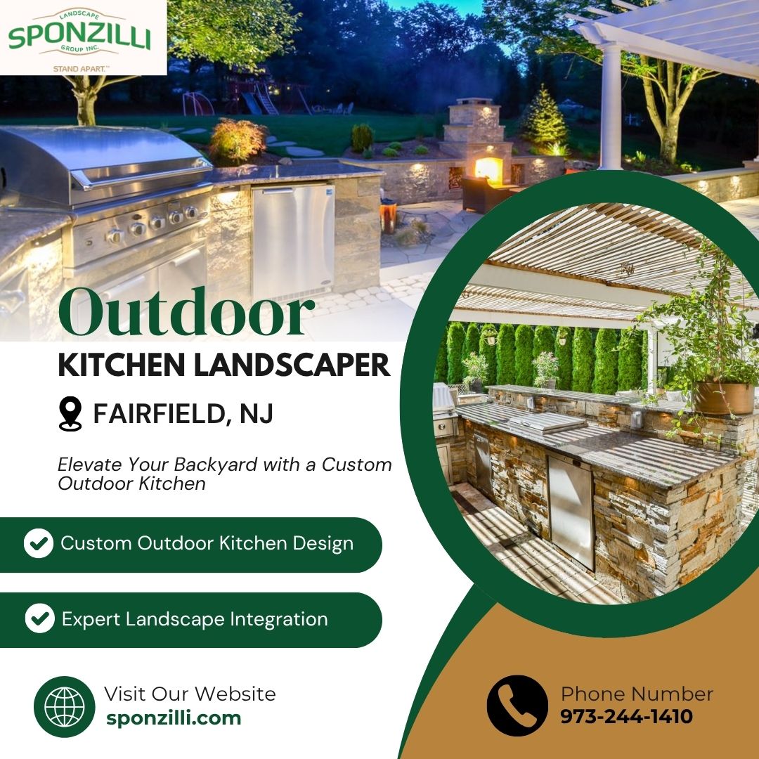  Outdoor Kitchen Landscaper Fairfield, NJ
