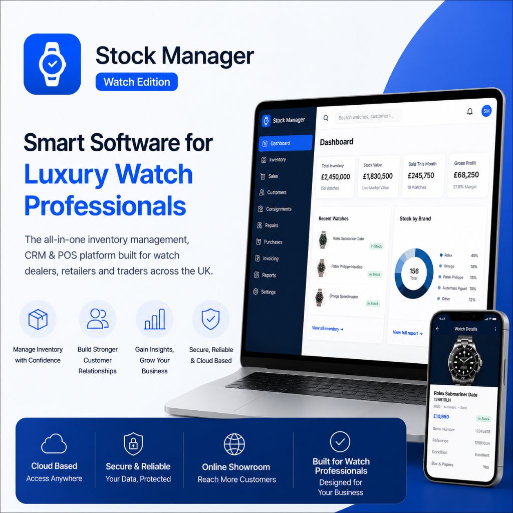  Luxury Watch Inventory & CRM Software for Dealers