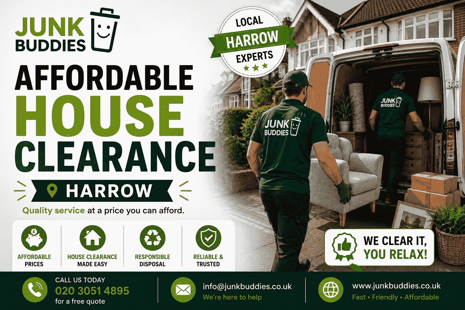  Affordable House Clearance Harrow – Professional & Reliable Service