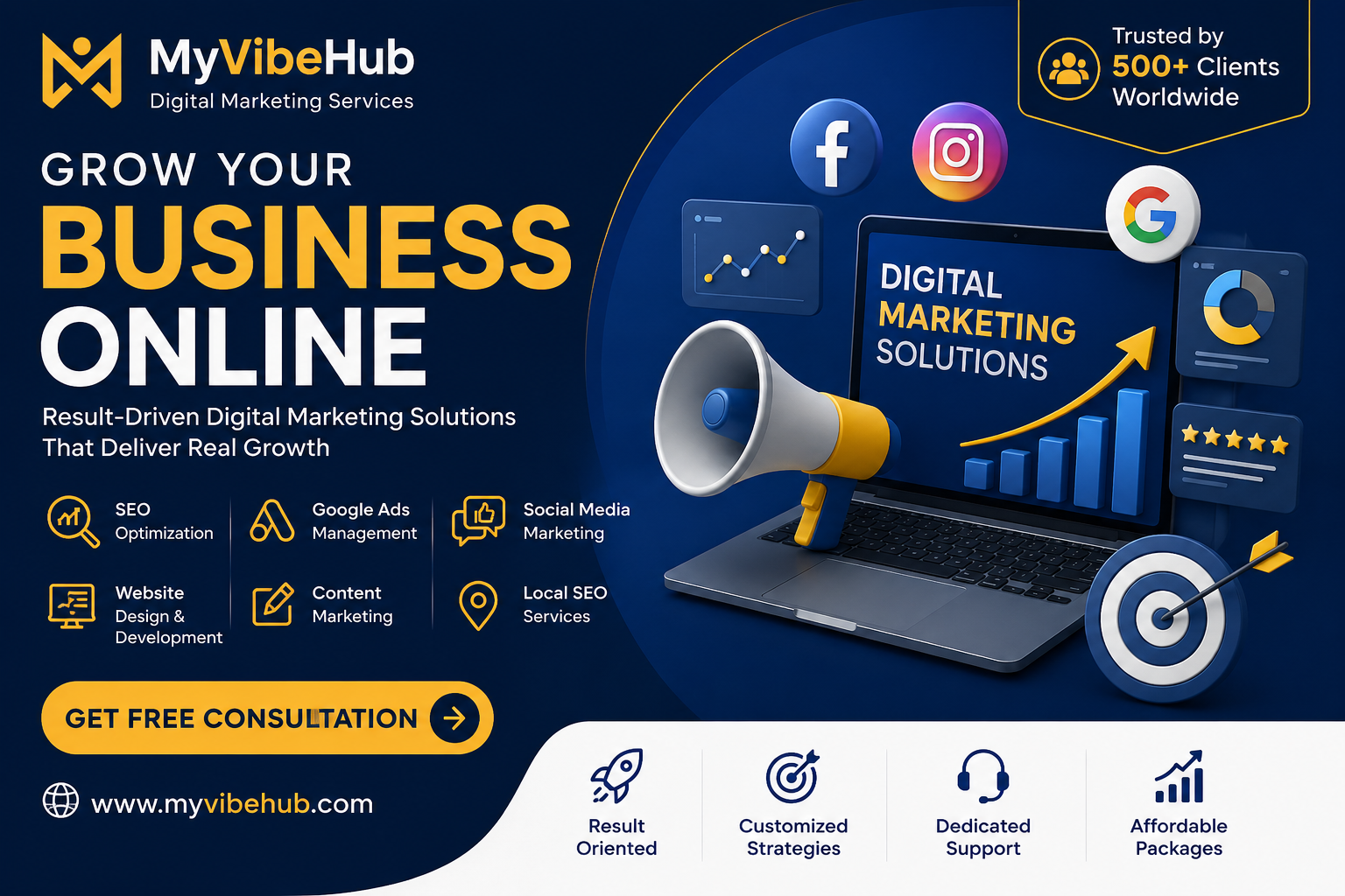  Grow Your Business Online with MyVibeHub