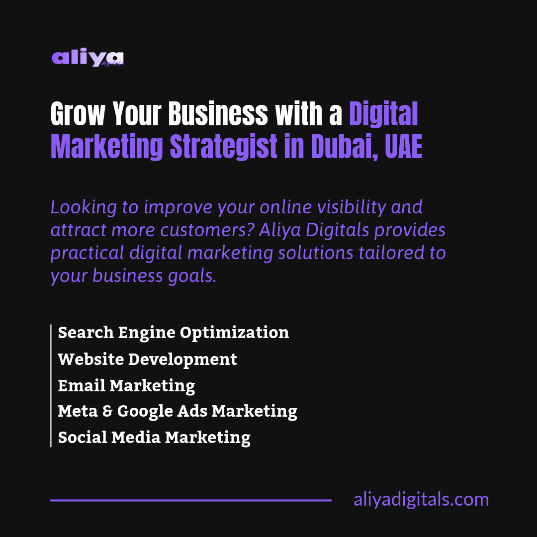  Digital Marketing Strategist in Dubai, UAE
