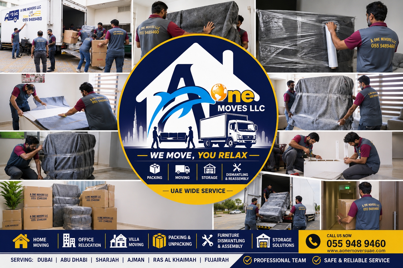  Professional Movers and Packers in UAE – A One Movers
