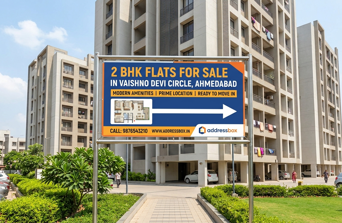  2 BHK Flats for Sale in Vaishno Devi Circle, Ahmedabad | Addressbox