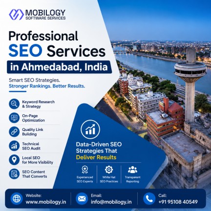  Professional SEO Services Ahmedabad India | Mobilogy Digital Marketing Agency