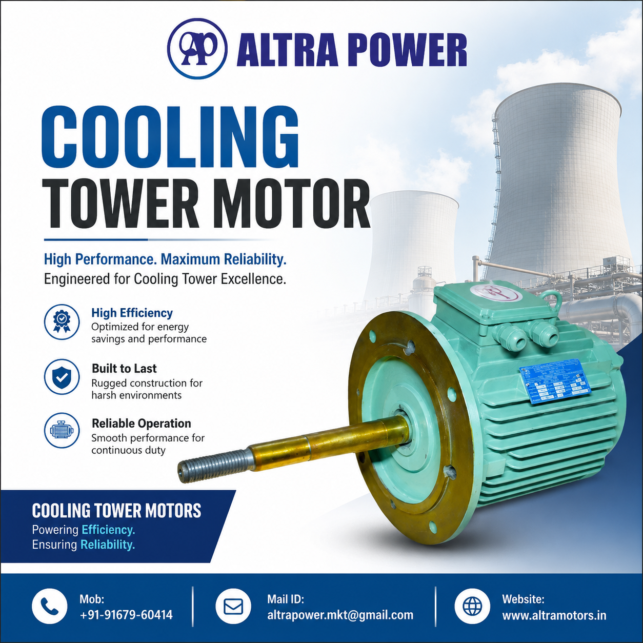  Buy Durable Cooling Tower Motor from Altra Motors