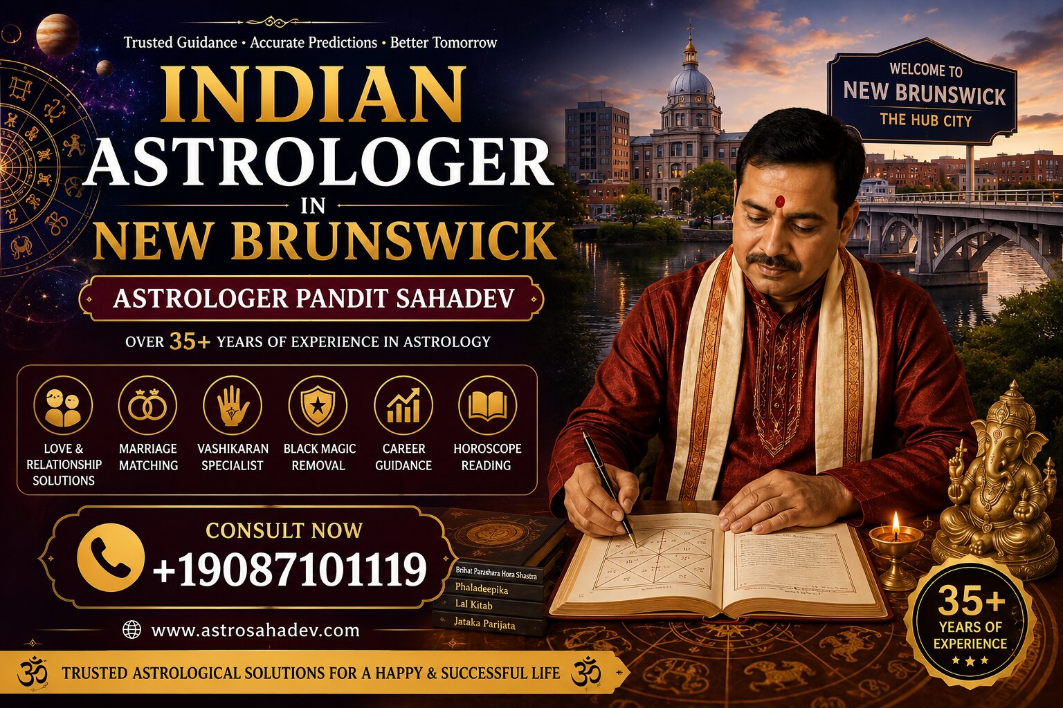  Indian Astrologer in New Brunswick – Astrologer Pandit Sahadev