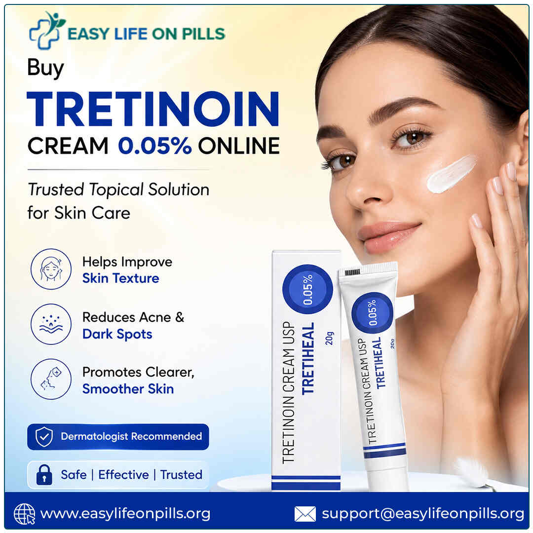  Buy Tretinoin Cream 0.05% Online – Trusted Topical Solution for Skin Care