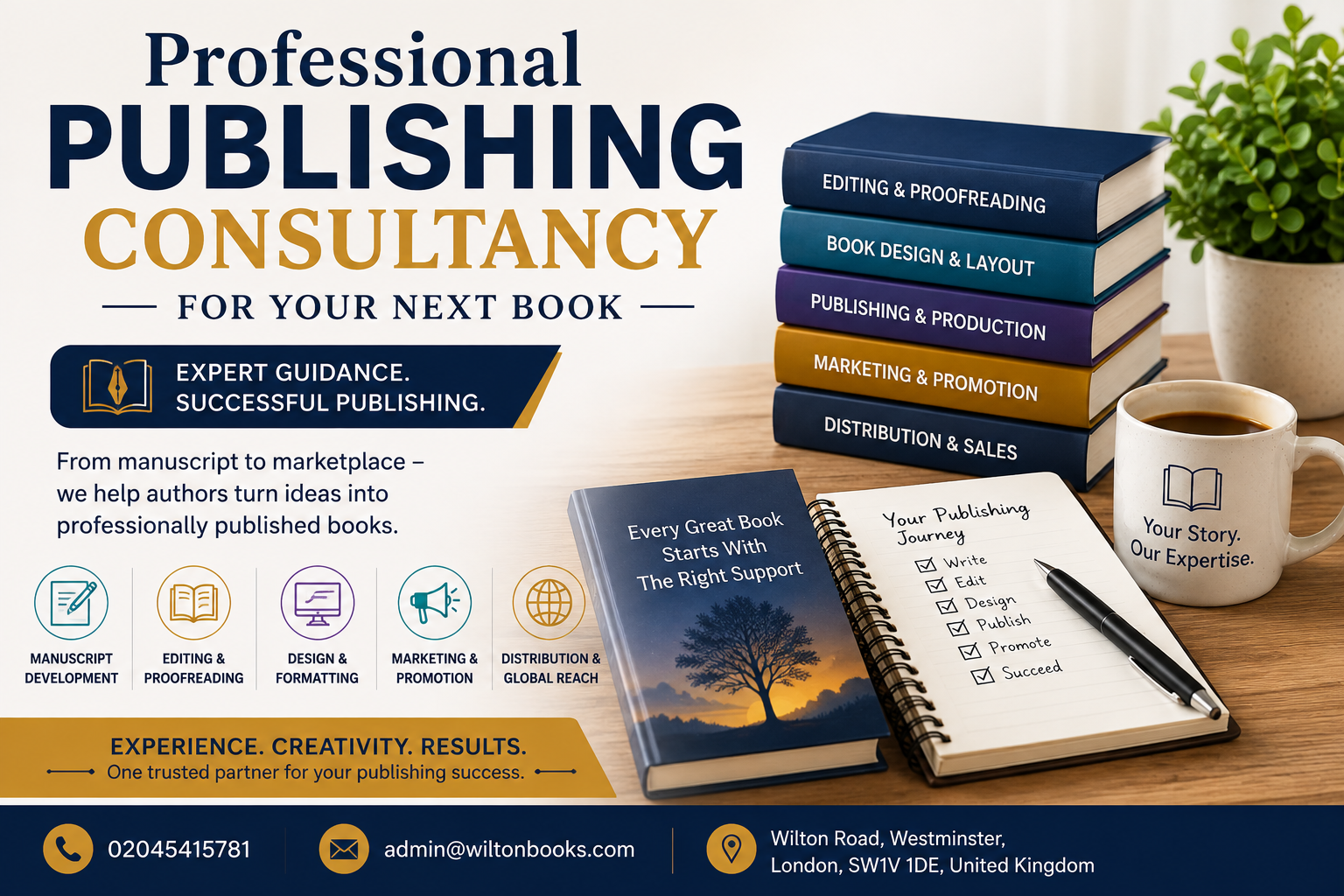  Professional Publishing Consultancy for Your Next Book