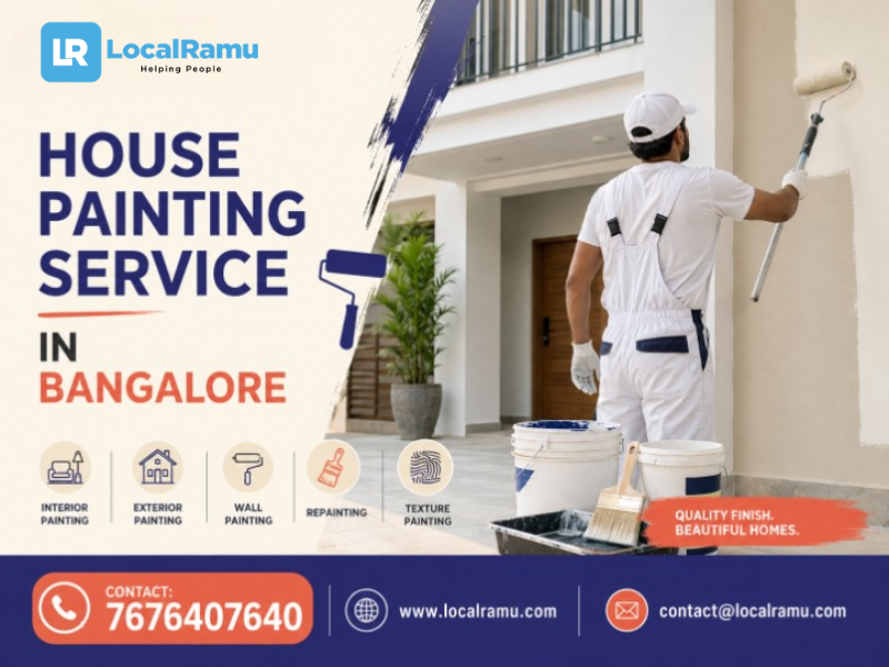  Get Your Home Painted with LocalRamu in Bangalore