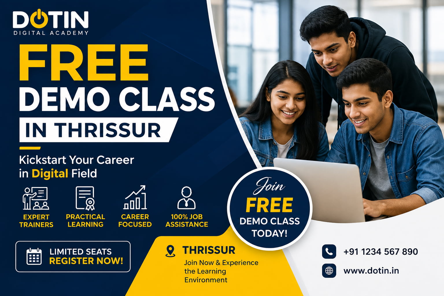  Digital Marketing Course in Thrissur – DOTIN