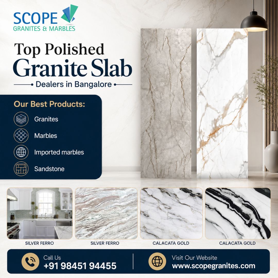  Top Polished Granite Slab Dealers in Bangalore