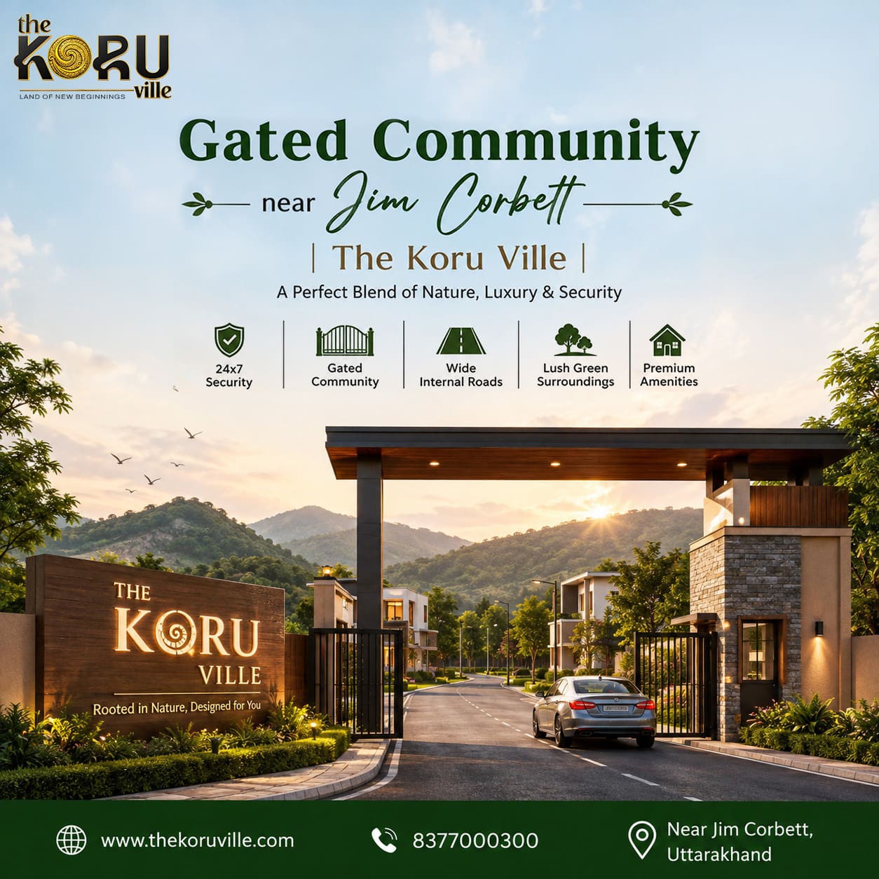  Gated Community near Jim Corbett | The Koru Ville