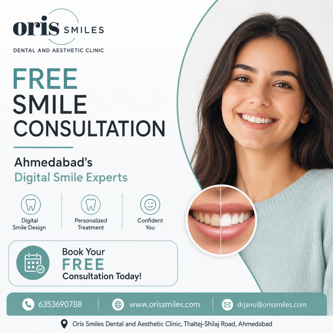  Free Smile Consultation — Ahmedabad's Digital Smile Experts