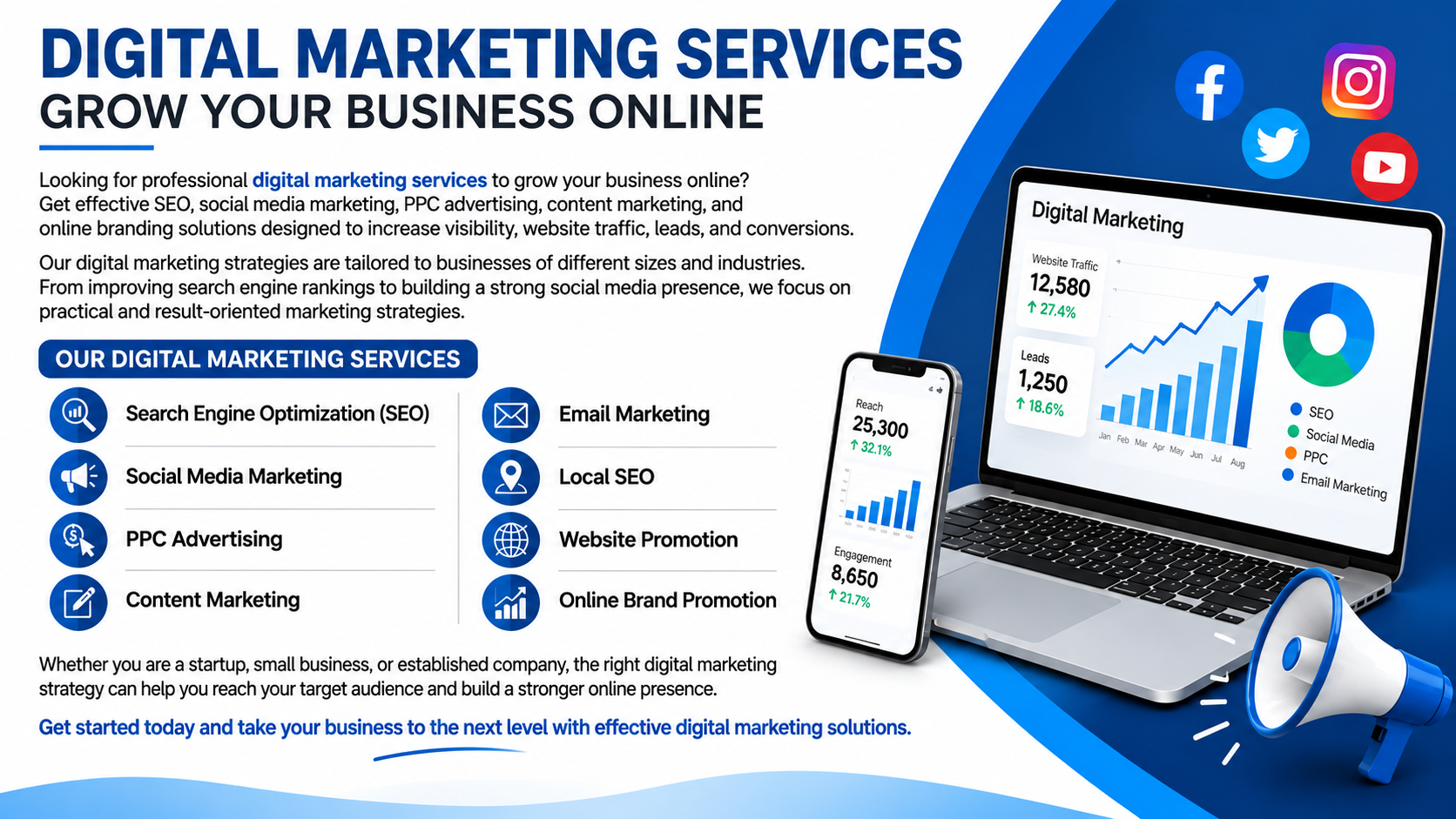  Digital Marketing Services | SEO, PPC & Social Media Marketing