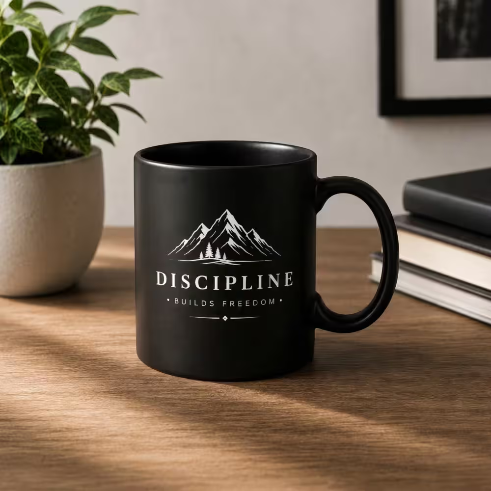  Black Ceramic Mugs