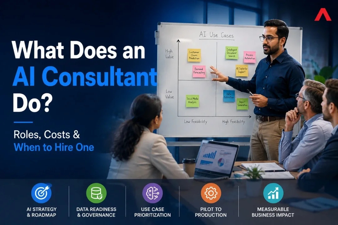  What Does an AI Consultant Do? Roles, Costs & Hiring Guide 2026!