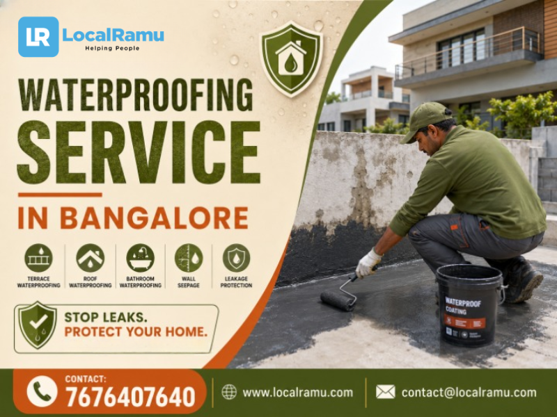  Advanced Waterproofing Service in Bangalore with LocalRamu