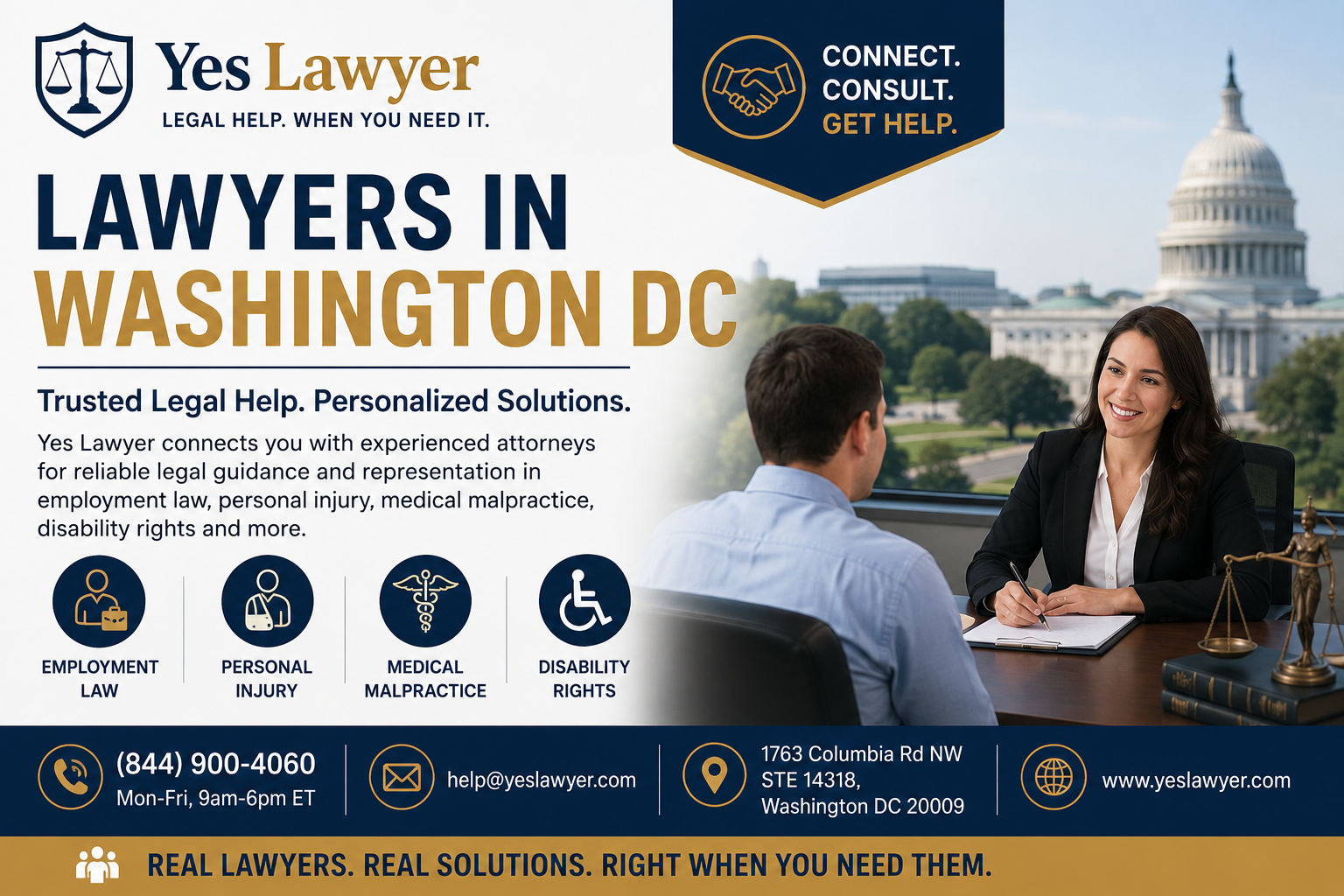  Experienced Lawyers in Washington DC – Find Reliable Legal Support