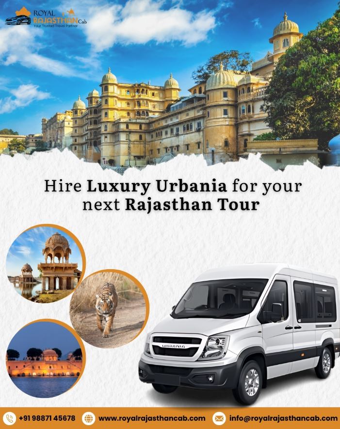  Luxury Urbania Tempo Traveller Jaipur for Group Tours