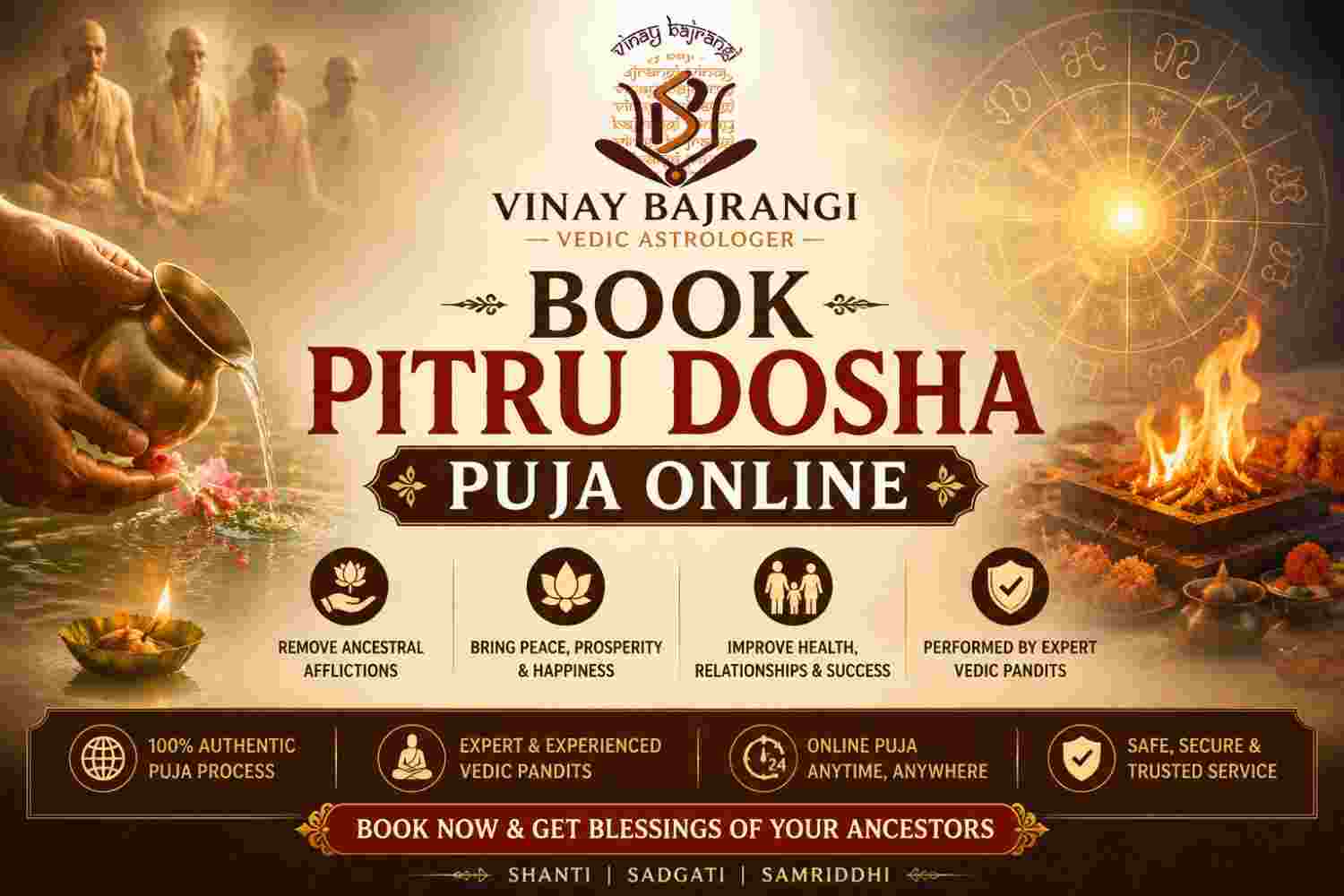  Book Pitru Dosha Puja Online With Dr. Vinay Bajrangi Today