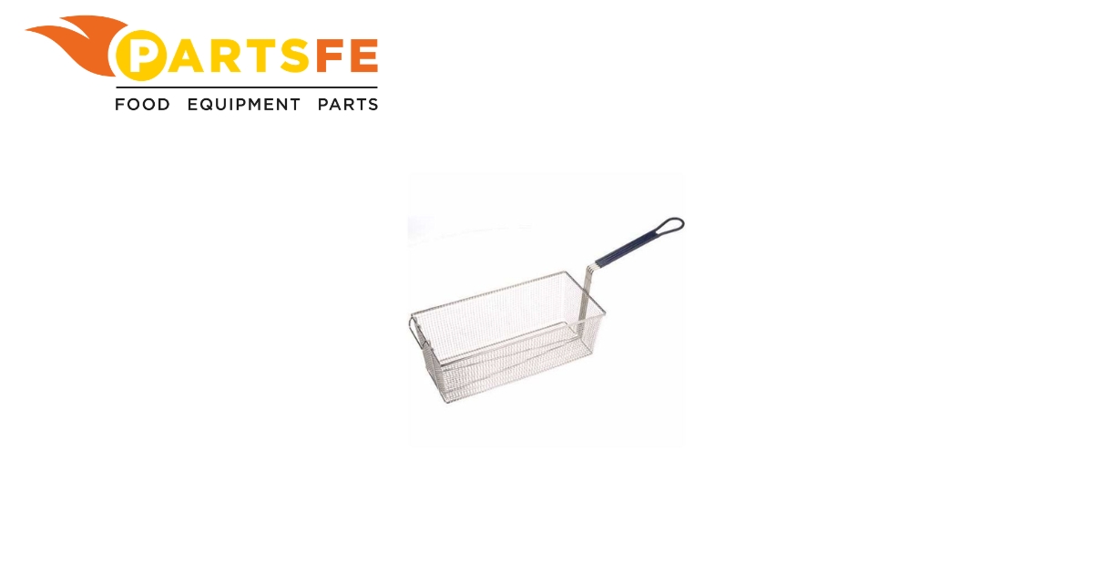  P6072184 Pitco Fryer Twin Basket W/Coated Handle 17-1/2" X 8-1/2" X 5"