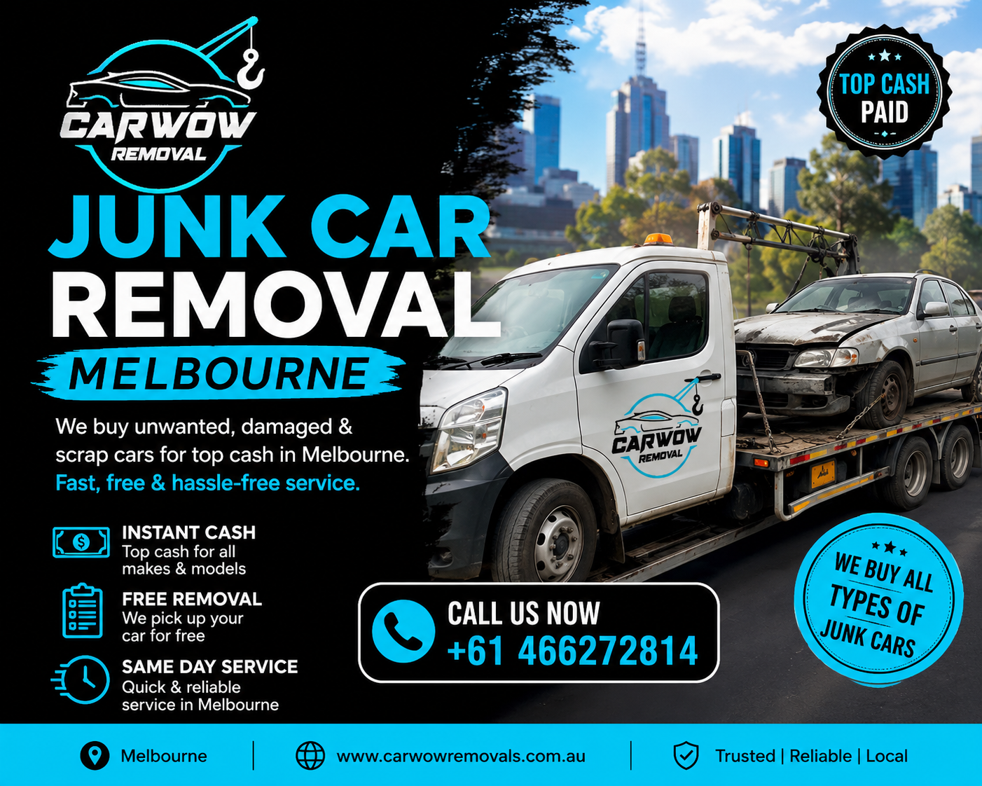  CarWow Removals | Junk Car Removal Melbourne