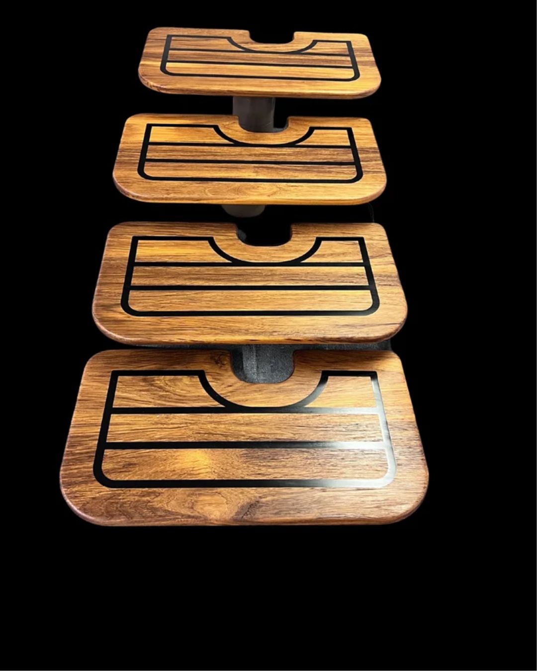  MariTeak:  Wooden Boat Steps for Easy Boarding