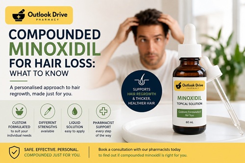  Personalised Compounded Minoxidil for Hair Loss