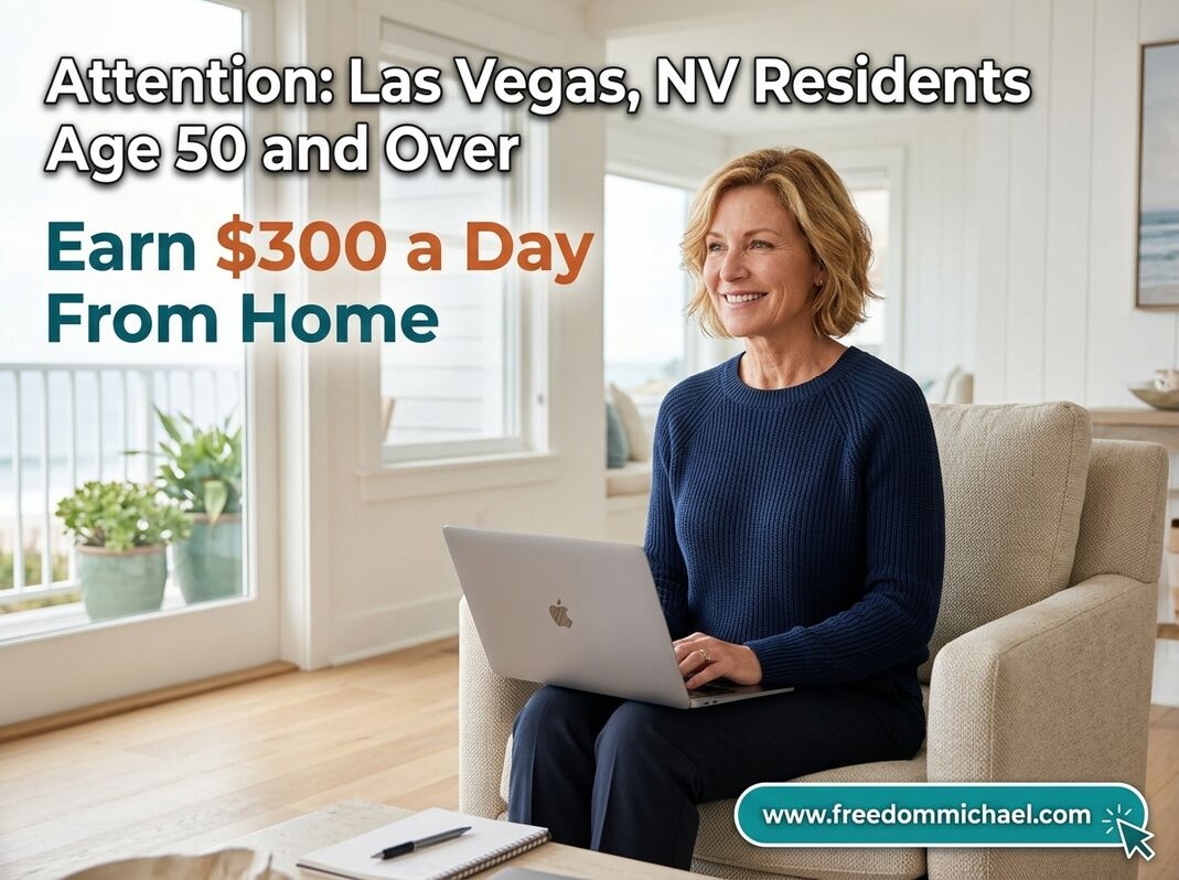  Attention: Las Vegas, NV Residents Age 50 and Over — Ready to Earn Extra Income Online?