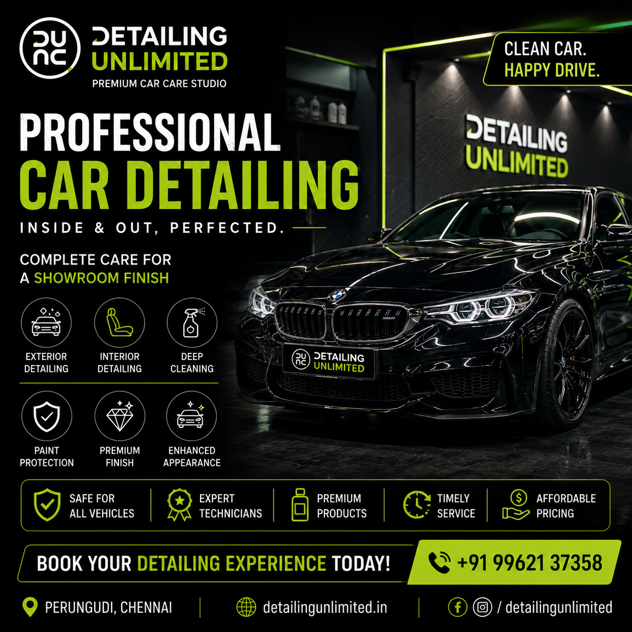  Top Car Wash Chennai | Car Detailing & Interior Cleaning Services
