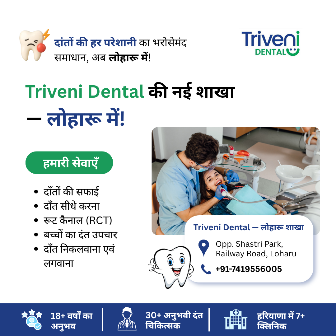  Best Dental Clinic in Loharu | Triveni Dental