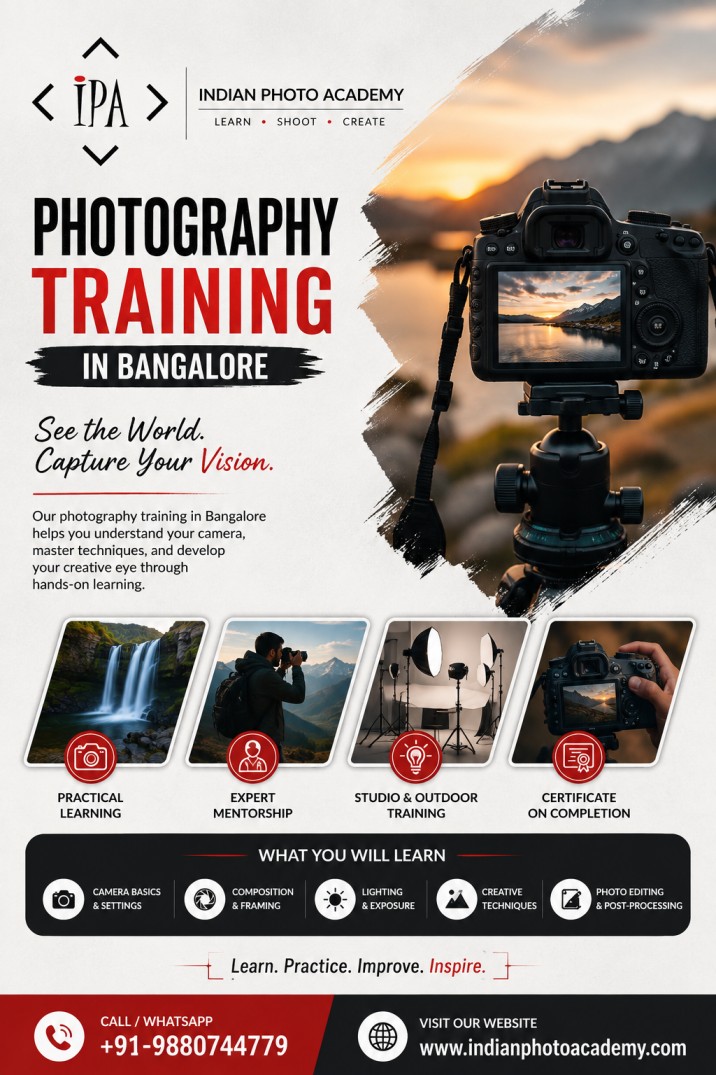  photography training in Bangalore