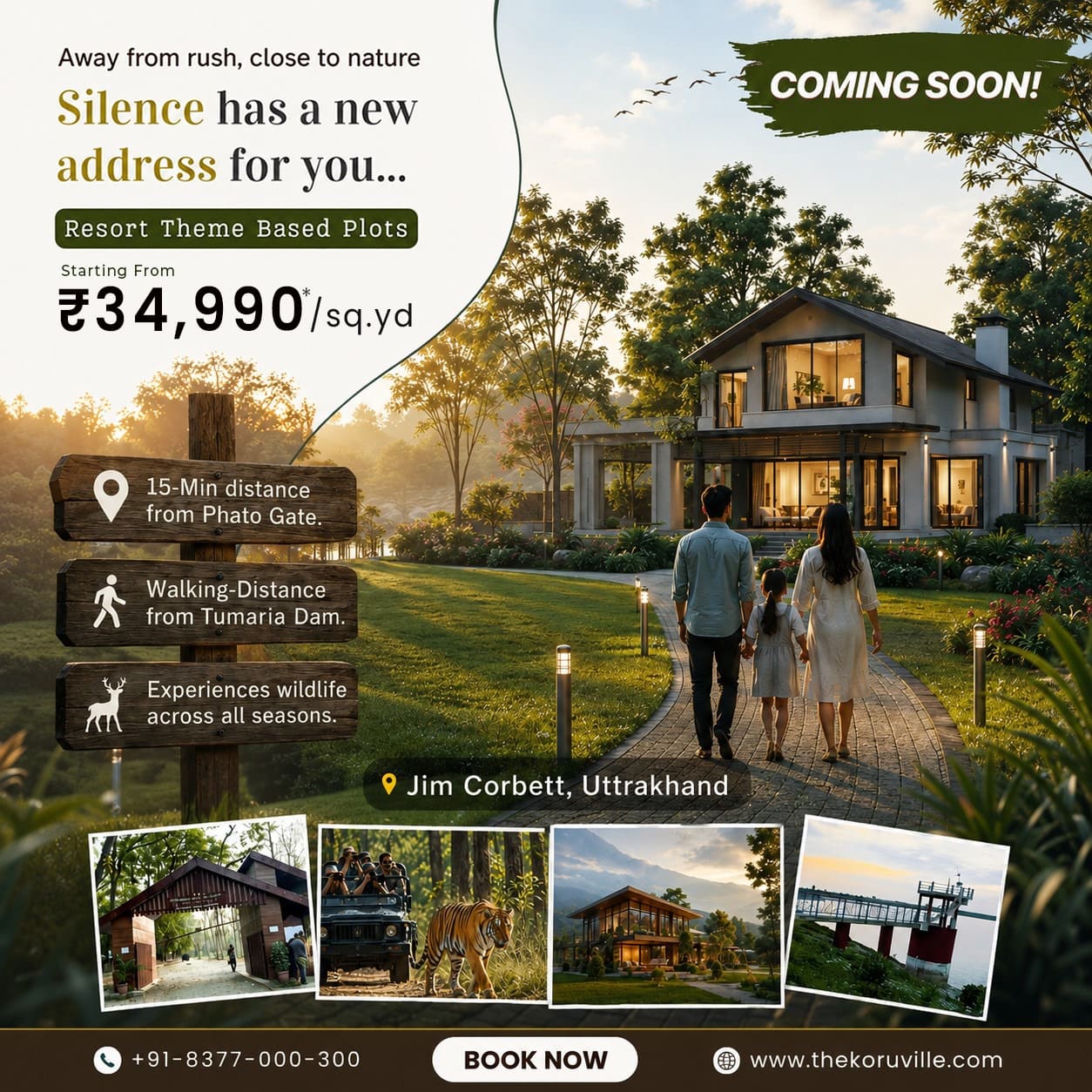  Best Residential plot prices near Jim Corbett | The Koru Ville