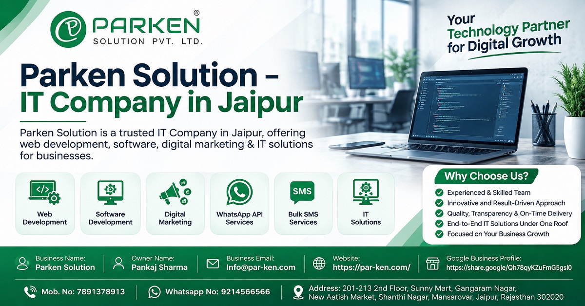  Parken Solution – IT Company in Jaipur
