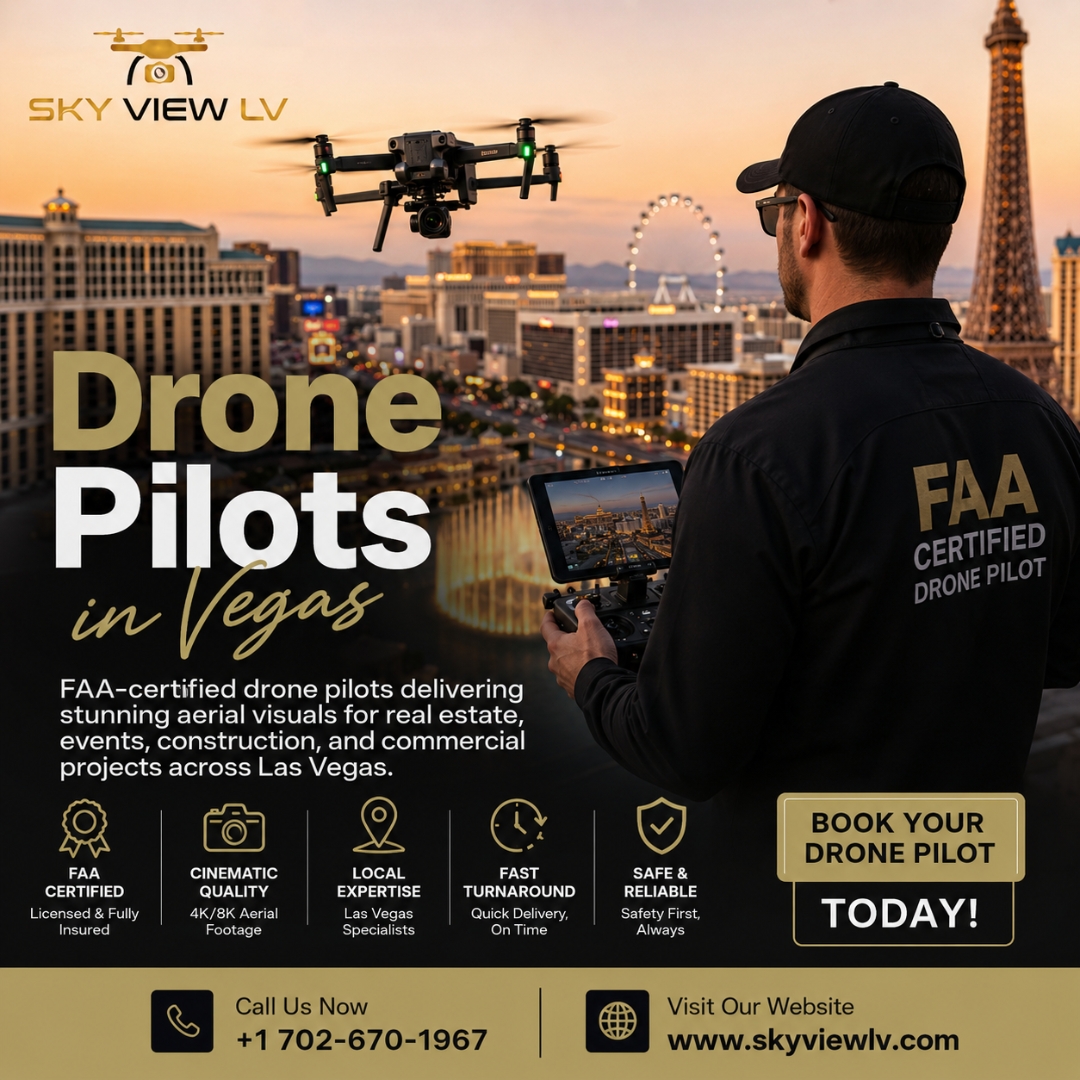  Drone Pilots in Vegas for Professional Property Imaging