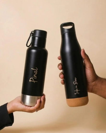  Buy Your Personalized Vacuum Cork Bottle - 500 ml at Ink N Bow