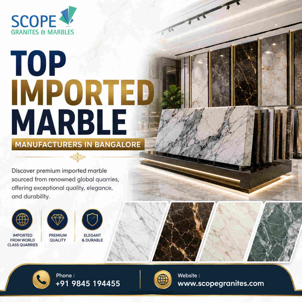  Top Imported Marble Manufacturers in Bangalore