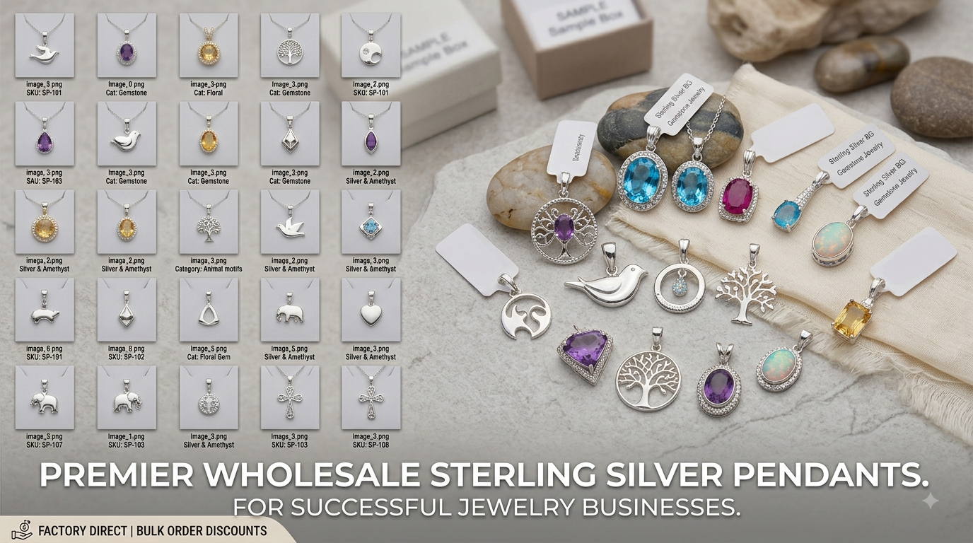  Wholesale Sterling Silver Pendants for Jewelry Businesses