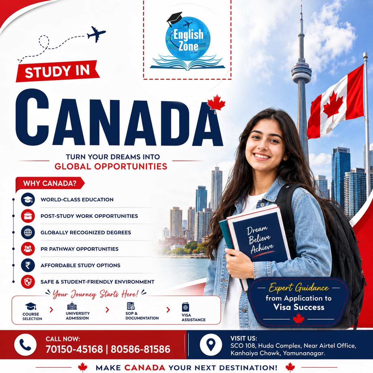  Visa Consultants in Yamunanagar for Complete Visa Support