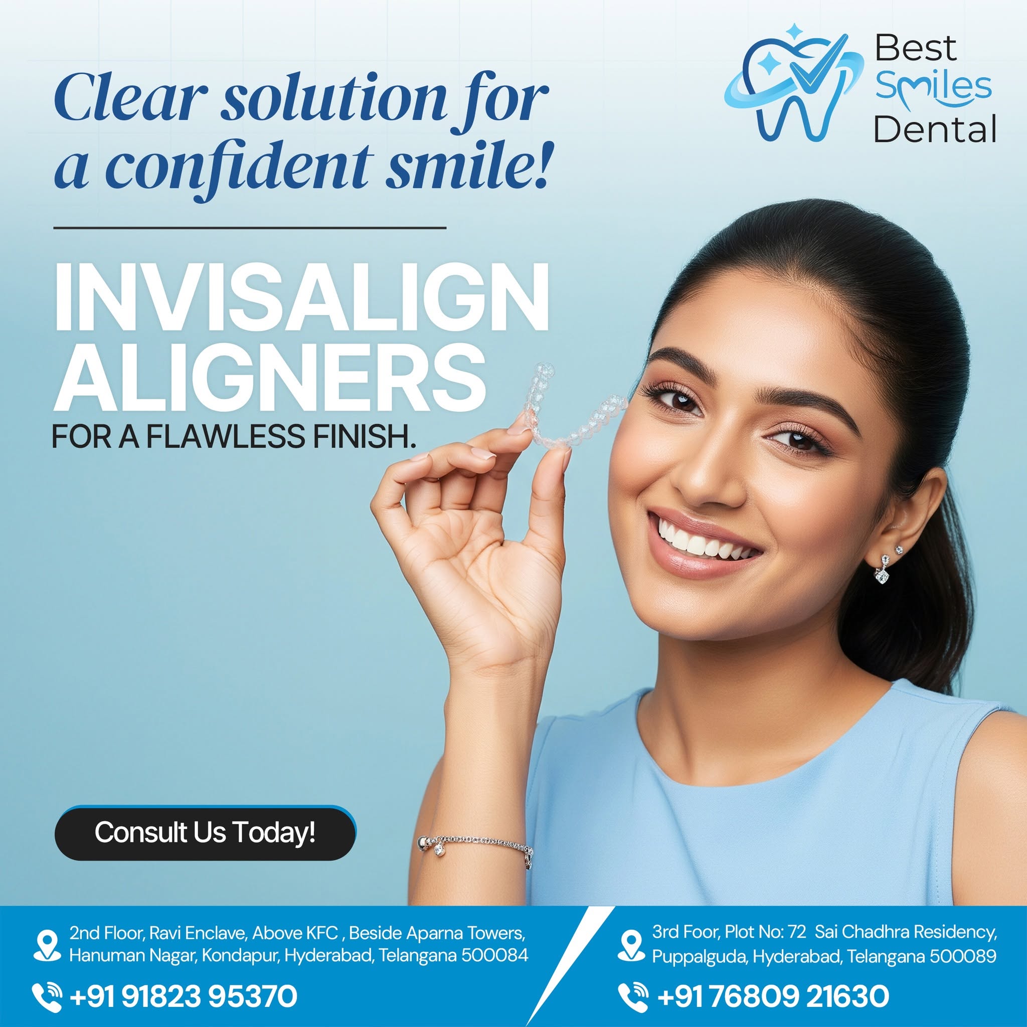  Invisalign Aligners in Hyderabad - Best Smiles Dental