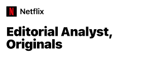  we are hiring editorial analyst