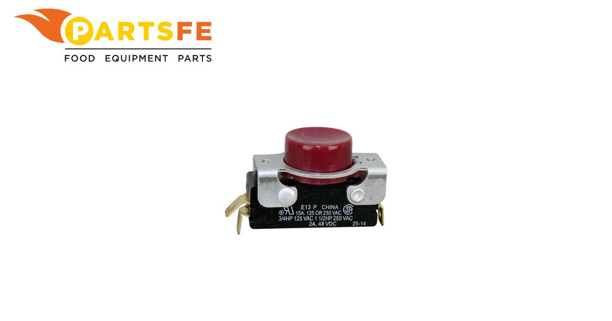  00-087711-183-3 Hobart Push Button Switch On/Off Red