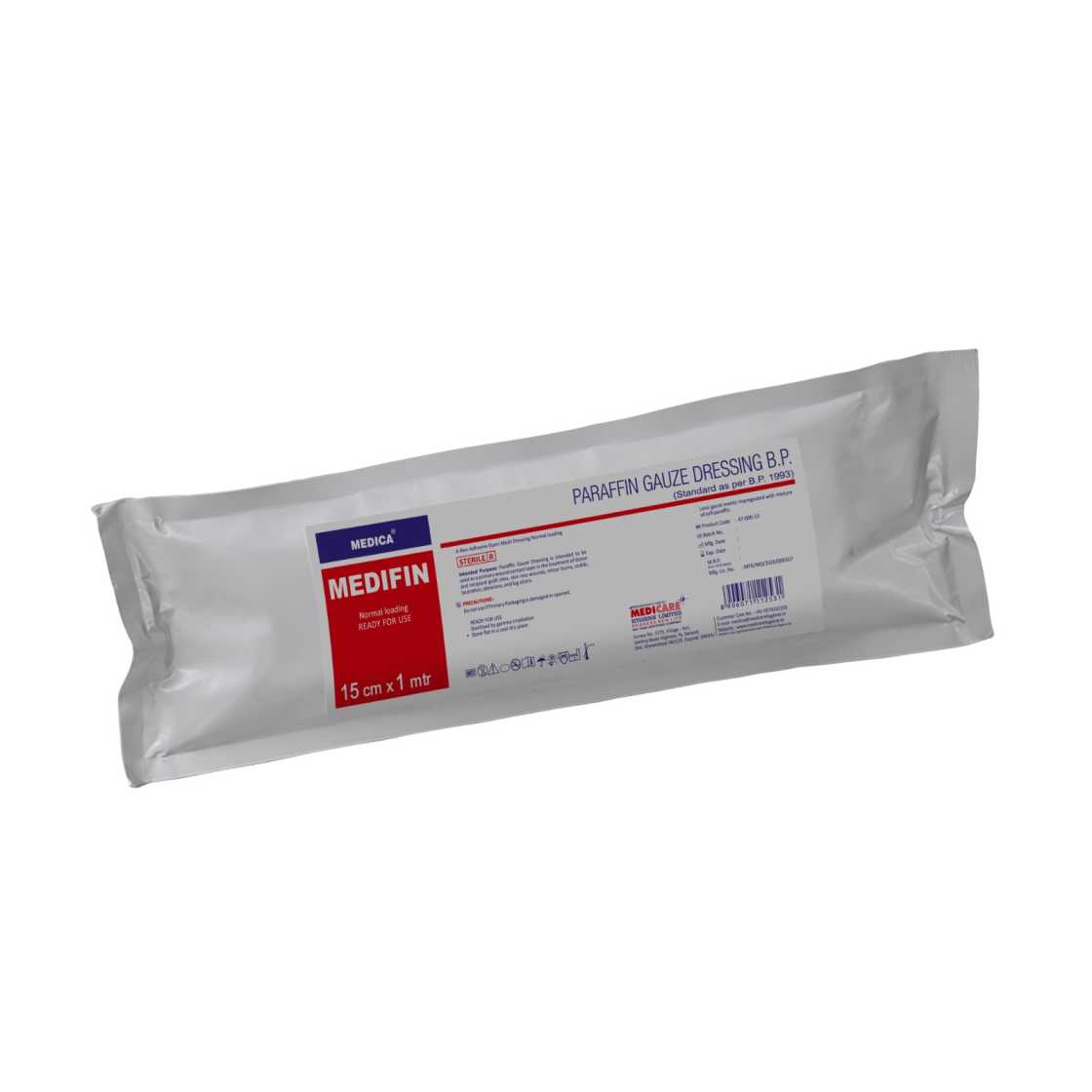  Medifin Non-Adherent Paraffin Gauze Dressing – Export Quality, Ahmedabad