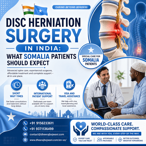  Disc Herniation Surgeons in India for Somalia Patients