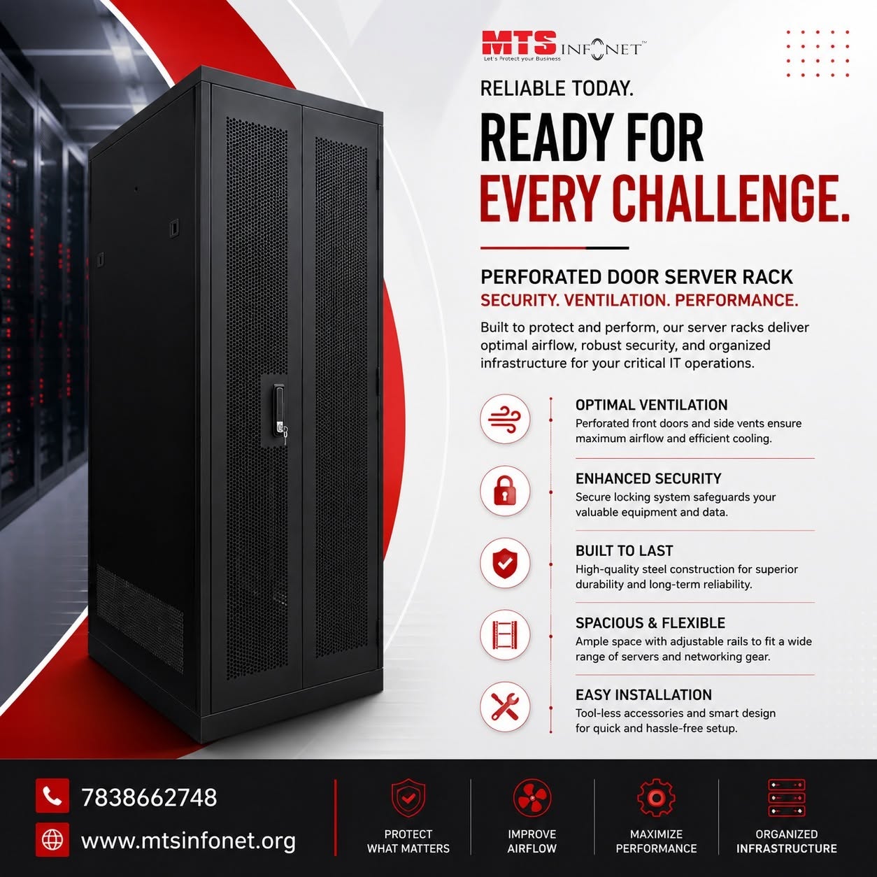  Telecom Rack Manufacturer in India | Delhi & Noida | MTS Infonet